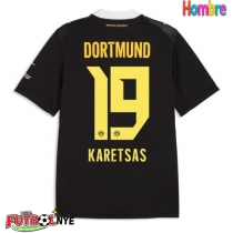 Camiseta Borussia Dortmund Konstantinos Karetsas #19 Visitante Equipación 2026-27 manga corta